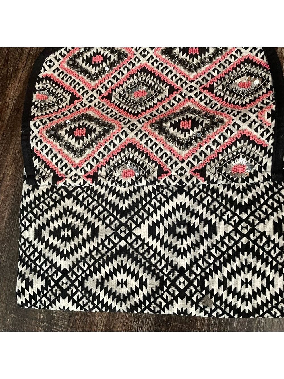 Aztec sequence vintage clutch - Picture 3 of 4